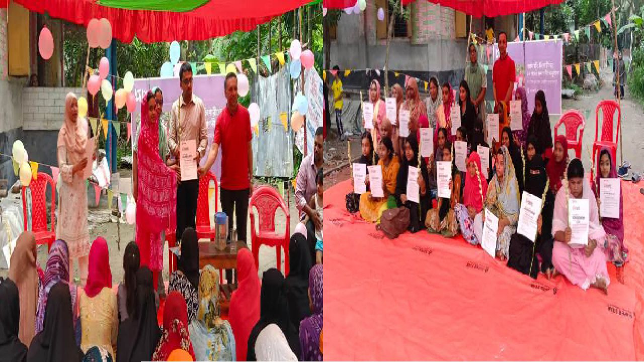 ঝালকাঠিতে ব্রাকের আয়োজনে স্বপ্নসারথি কিশোরীদের সমাপনী অনুষ্ঠান 
