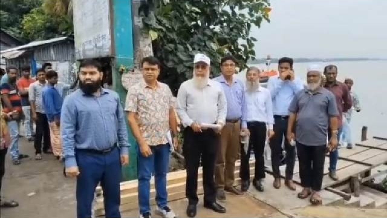 সুগন্ধা নদীতে সেতু নির্মাণের সম্ভাবনা, প্রস্তাবিত স্থান পরিদর্শনে সেতু সচিব